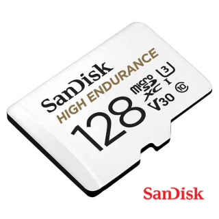 SanDisk microSDXC High Endurance Video 128 GB C 10 U3 V30 adaptér