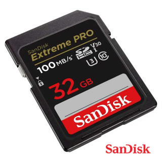 SanDisk Extreme PRO 32 GB SDHC Memory Card 100 MB/s