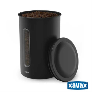 Xavax Barista dóza na kávu 1,5 kg vzduchotesná čierna