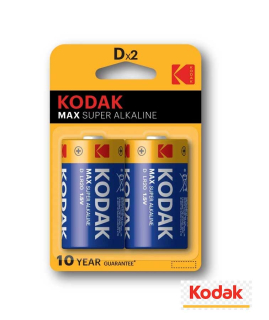Batérie Baby D Kodak MAX 2 ks blister