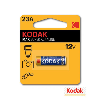 23 A batéria Kodak MAX Alkaline