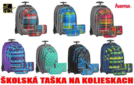 Školská taška na kolieskach 