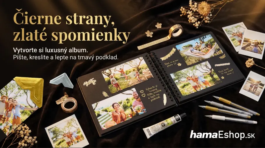Fotoalbumy s čiernymi stranami