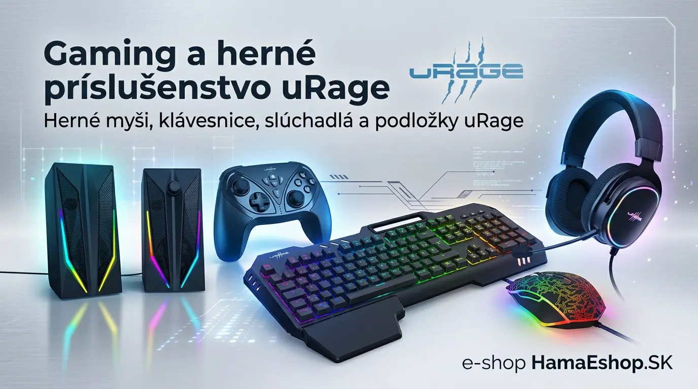 Gaming a herné príslušenstvo uRage – myši, klávesnice, slúchadlá a podložky pre PC gaming