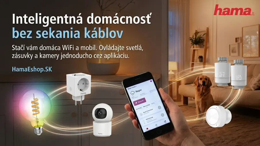 Smart Home systém: Zásuvky, Kúrenie, Kamery, Osvetlenie