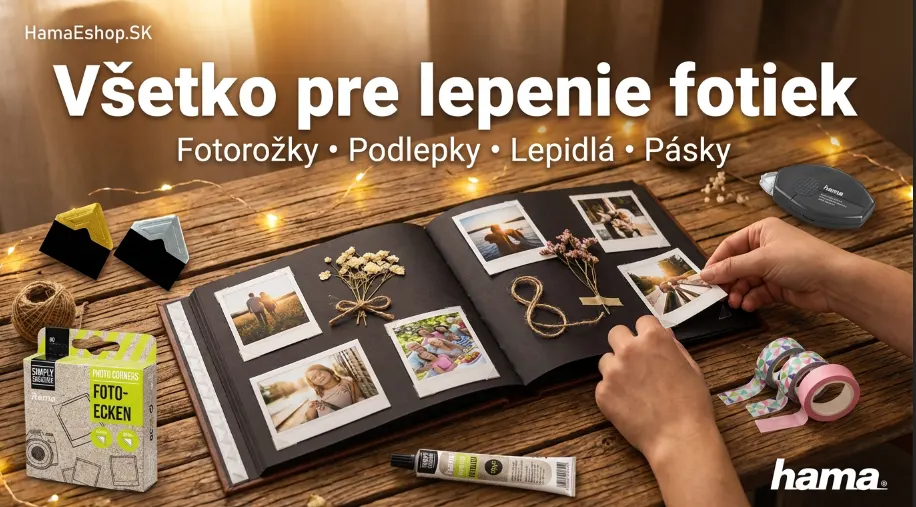 Lepenie fotiek a fotorožky