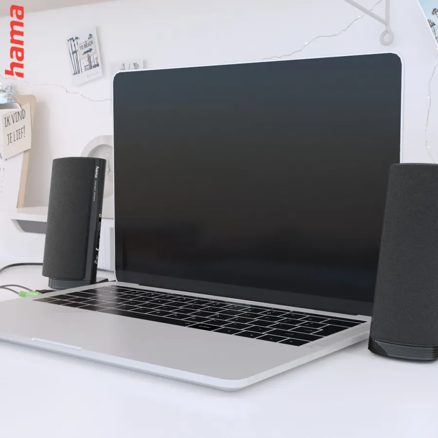 Hama Pipe 3.0, Bluetooth reproduktor, vode odolný podľa IPX5, 24 W, 10 svetelných režimov, čierny