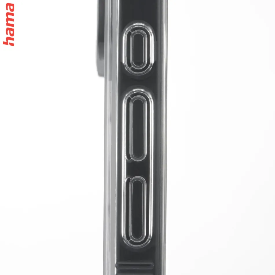 Hama Extreme Protect, kryt pre Apple iPhone 15, materiál D3O®, priehľadný čierny  