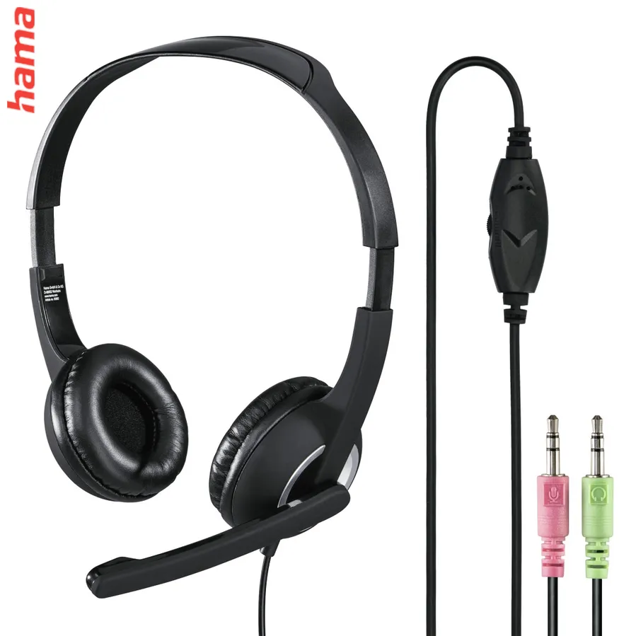 Hama PC Office stereo headset HS-P100, čierny  