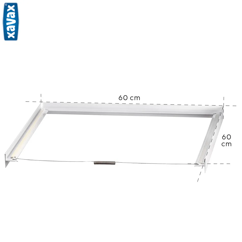 Xavax podstavec pod práčku/sušičku a iné, 52x52 až 72x72 cm, výška 13-18 cm, nosnosť 150 kg  