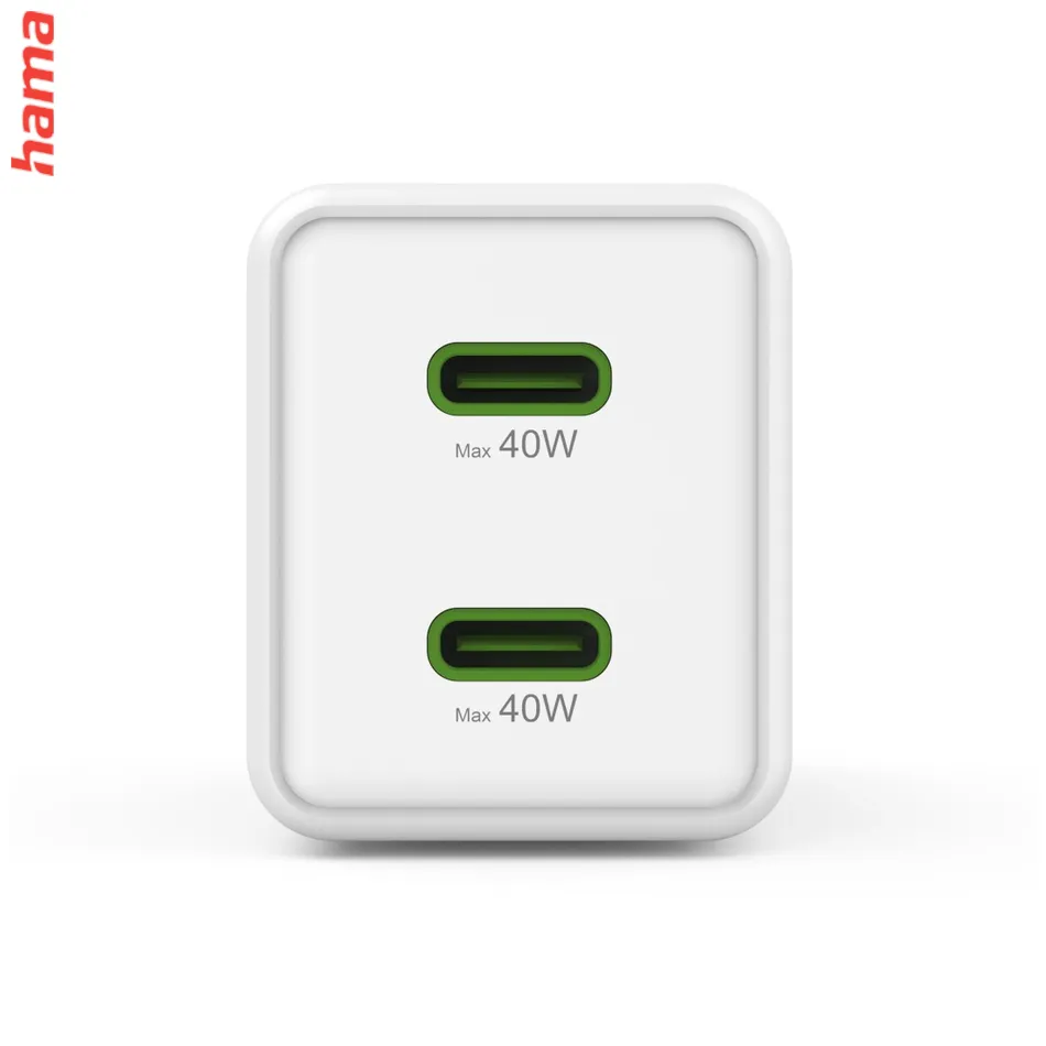 Hama USB nabíjačka, 2x USB-A, 12 W/2,4 A