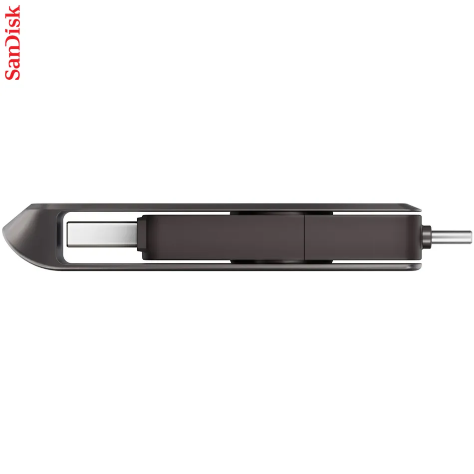 Vysokokapacitný 2TB kovový USB flash disk s duálnym pripojením USB-C/USB-A a rýchlosťami až 1000 MB/s