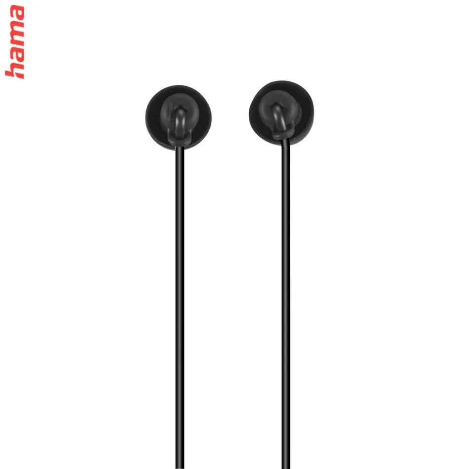 Hama slúchadlá s mikrofónom Relax, mini štuple, čierne
