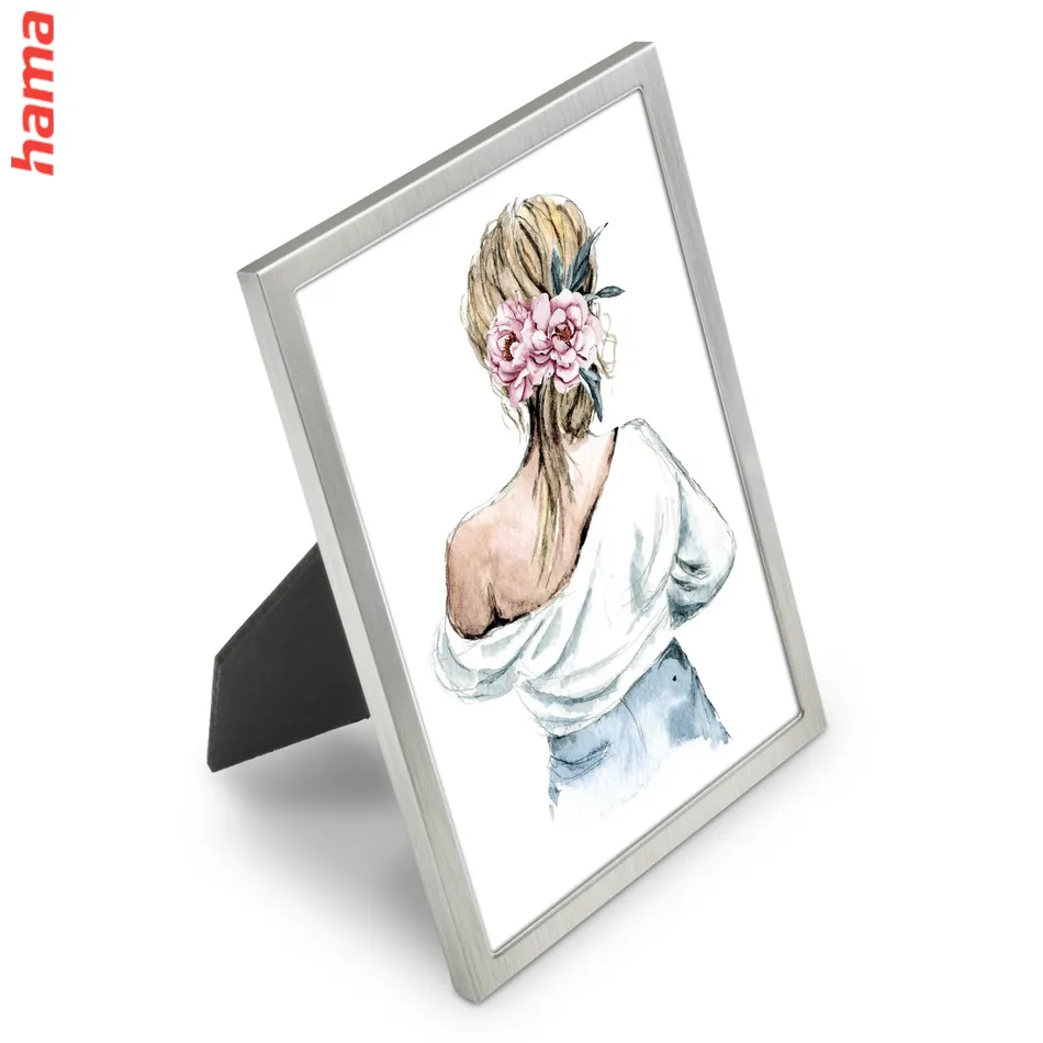 Fotorámik hliníkový LILY, 15x20 cm, strieborný