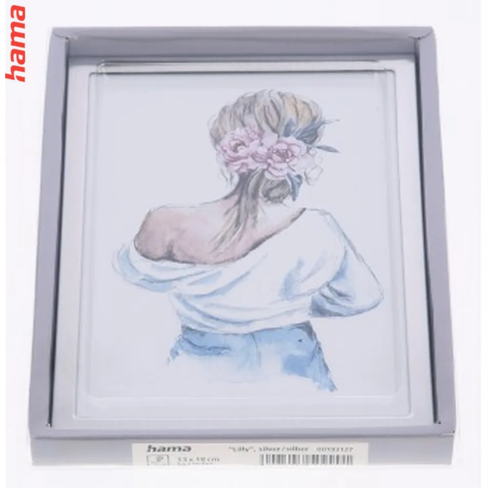 Fotorámik hliníkový LILY, 15x20 cm, strieborný