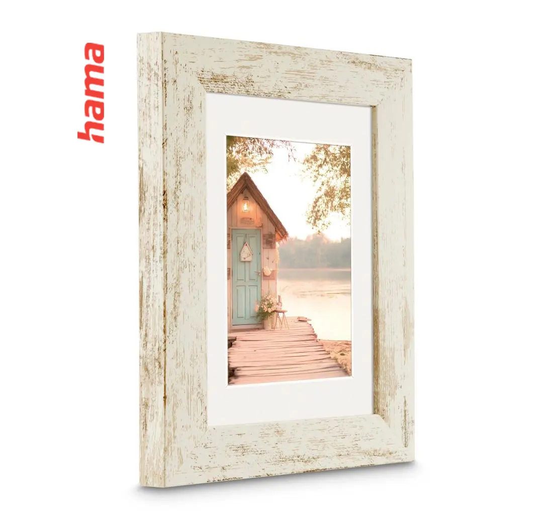 Fotorámik Hama COTTAGE, 30x40 cm old white s paspartou