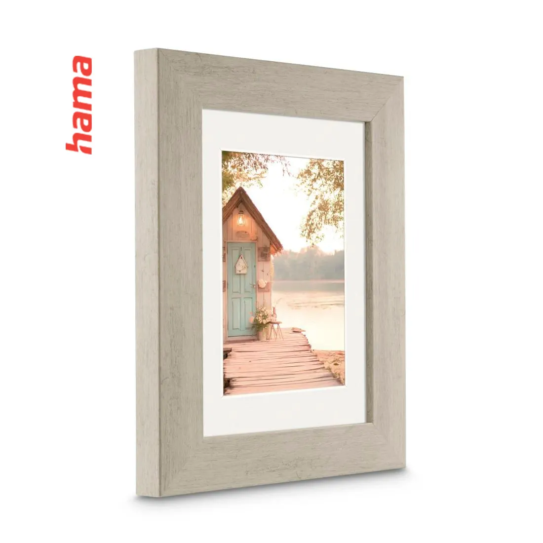 Fotorámik Hama COTTAGE, 30x40 cm taupe s paspartou