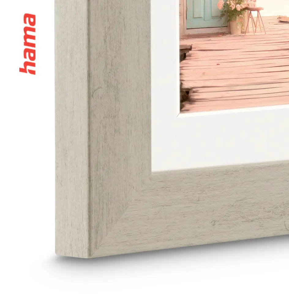 Fotorámik Hama COTTAGE, 30x40 cm taupe s paspartou