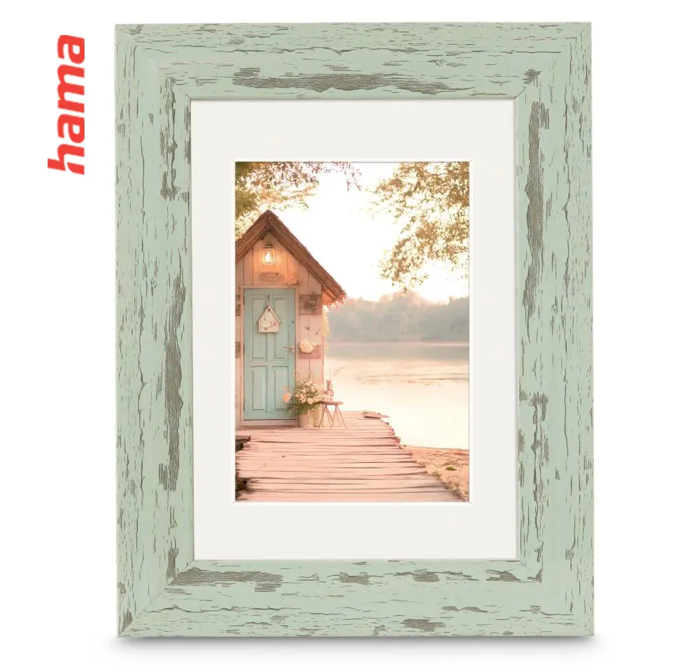 Fotorámik Hama COTTAGE, 30x40 cm mint pastel s paspartou
