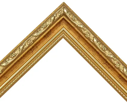 Drevený rám na obraz A2 42x59,4 cm Siena zlatý