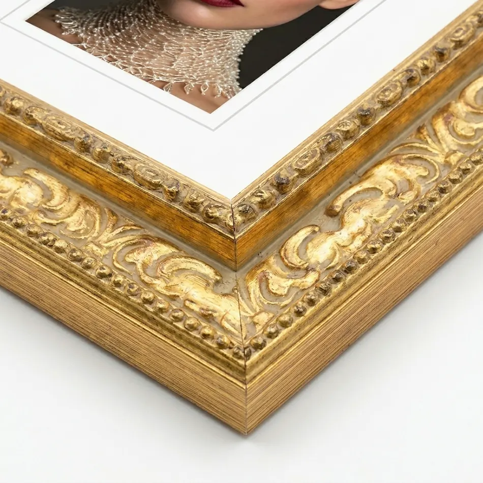 Drevený rám na obraz A2 42x59,4 cm Versailles zlatý