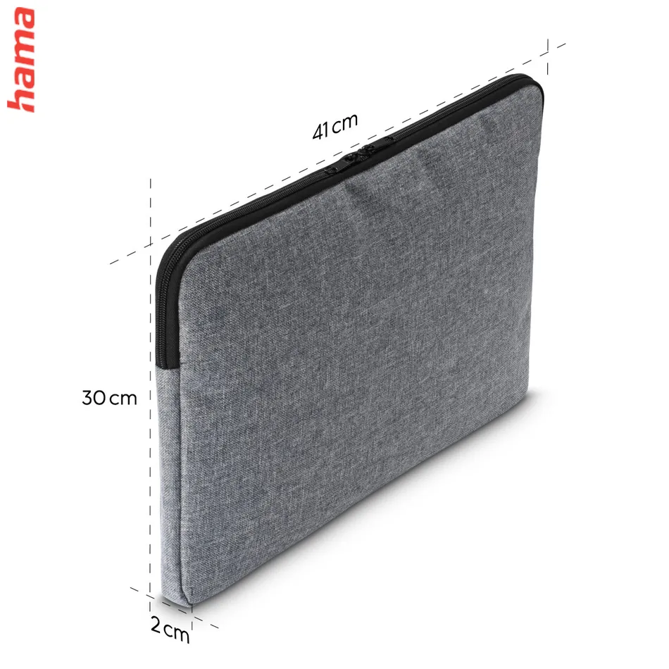 Hama obal na notebook Genua do 17,3 palca (44 cm), šedý