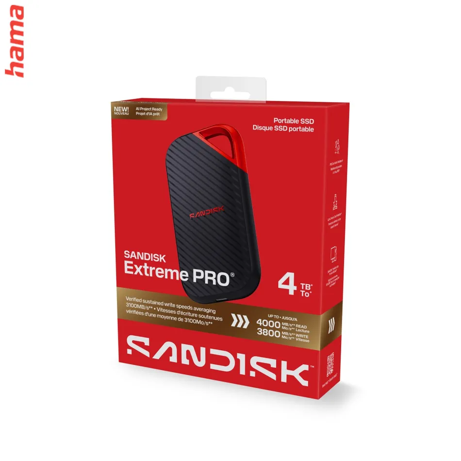 SanDisk Fortnite Portable SSD 2 TB, Banana Edition, externý disk, 800 MB/s