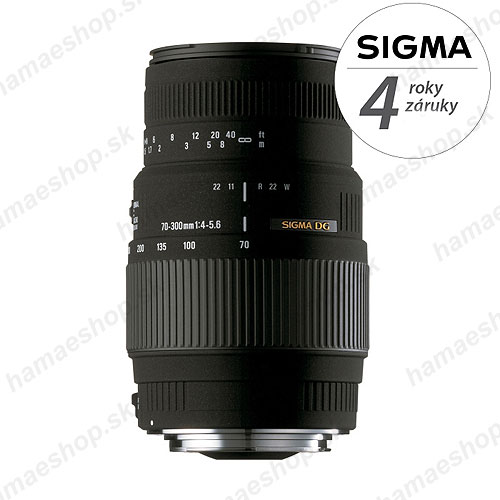 SIGMA 70-300/4.0-5.6 DG MACRO na Nikon