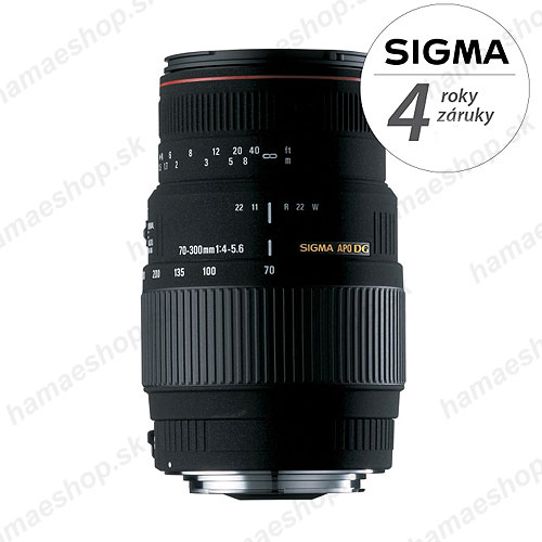 SIGMA 70-300/4.0-5.6 APO MACRO na Pentax