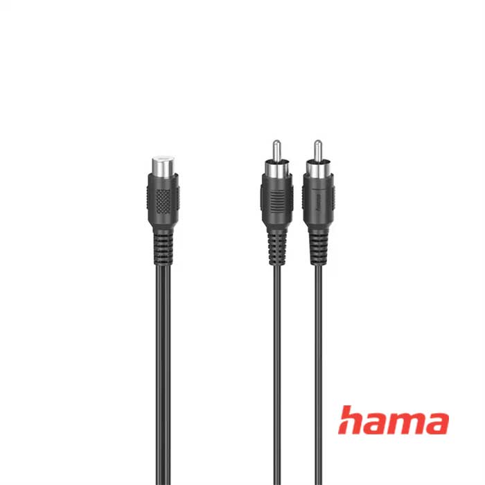 Hama redukcia cinch zásuvka - 2 cinch vidlice (subwoofer adaptér)