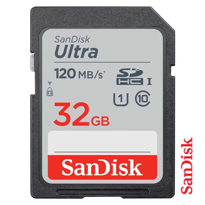 SanDisk Ultra 32 GB SDXC Memory Card 120 MB/s