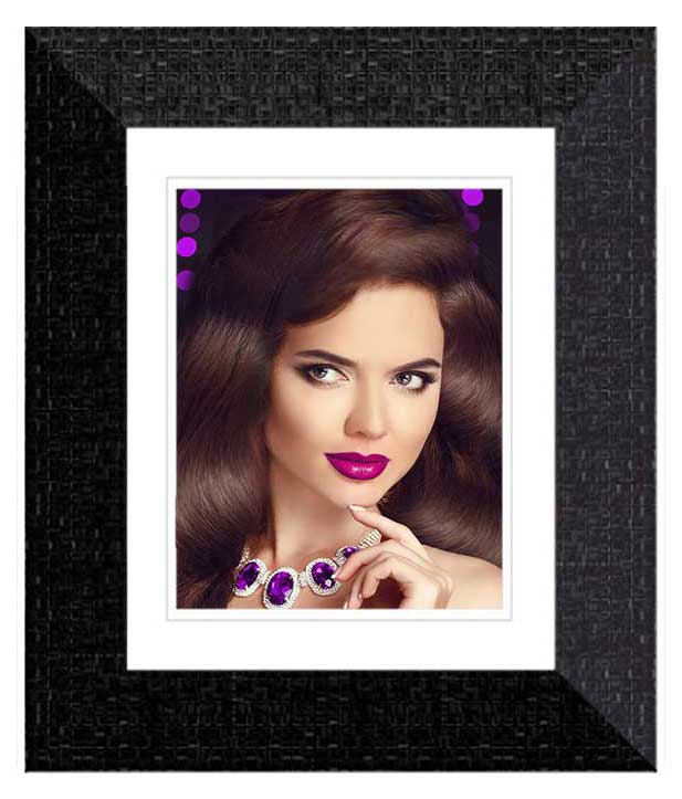 Rám na obraz 15x20 cm GLAMOUR čierny