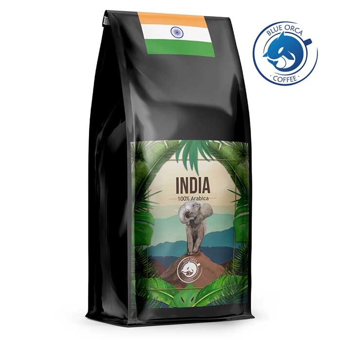 ZRNKOVÁ KÁVA Blue Orca India 1 kg