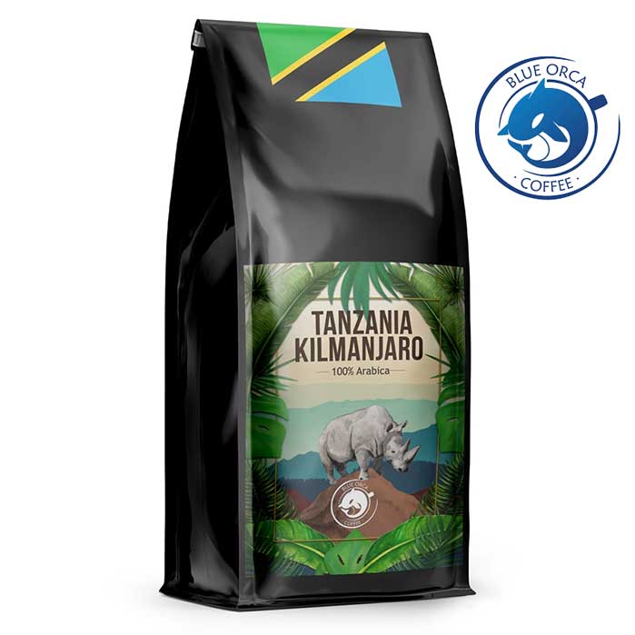 ZRNKOVÁ KÁVA Blue Orca Tanzania Kilmanjaro 1 kg