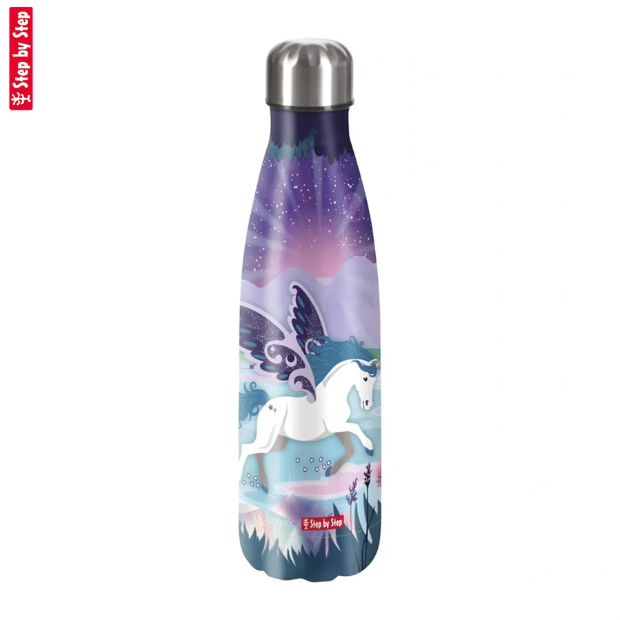 Izolovaná fľaška na nápoj z nerezovej ocele 0,5 l, Dreamy Pegasus Shadow
