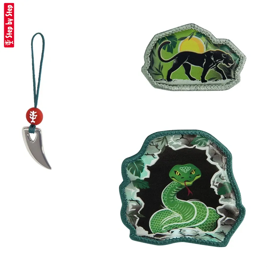 Doplnkový set obrázkov MAGIC MAGS Jungle Snake Naga k aktovkám GRADE, SPACE, CLOUD, 2IN1 a KID