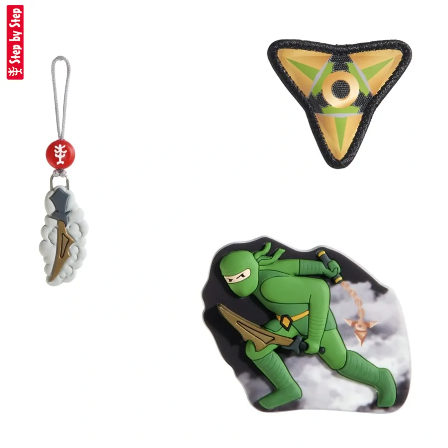 Doplnkový set obrázkov MAGIC MAGS Ninja Kimo k aktovkám GRADE, SPACE, CLOUD, 2IN1 a KID