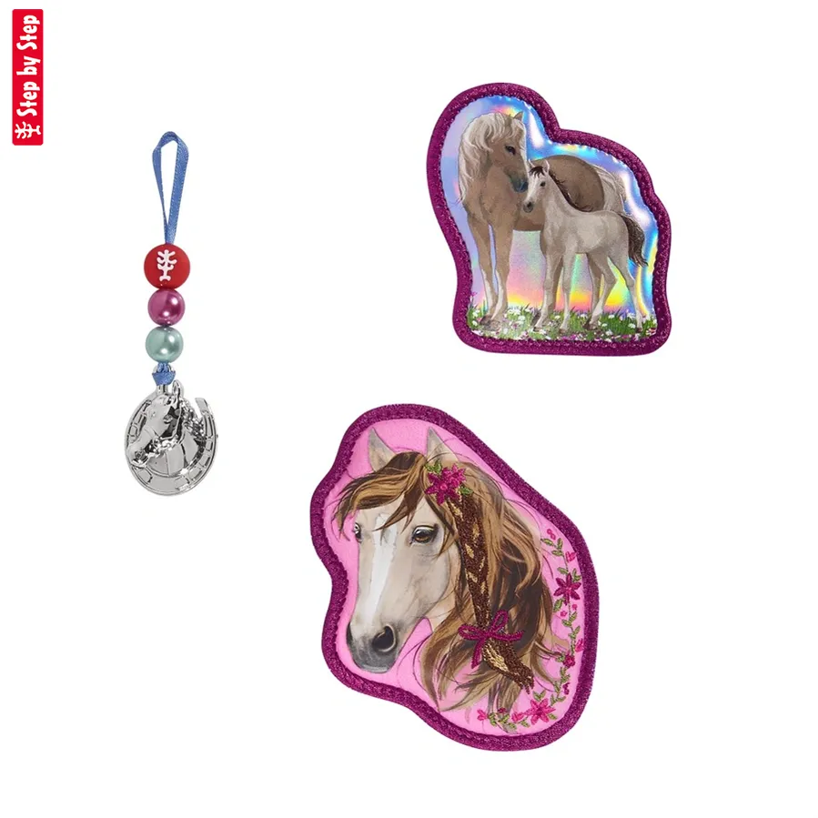 Doplnkový set obrázkov MAGIC MAGS Horse Lima k aktovkám GRADE, SPACE, CLOUD, 2v1 a KID