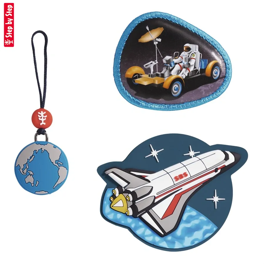 Doplnkový set obrázkov MAGIC MAGS Sky Rocket Rico k aktovkám GRADE, SPACE, CLOUD, 2v1 a KID