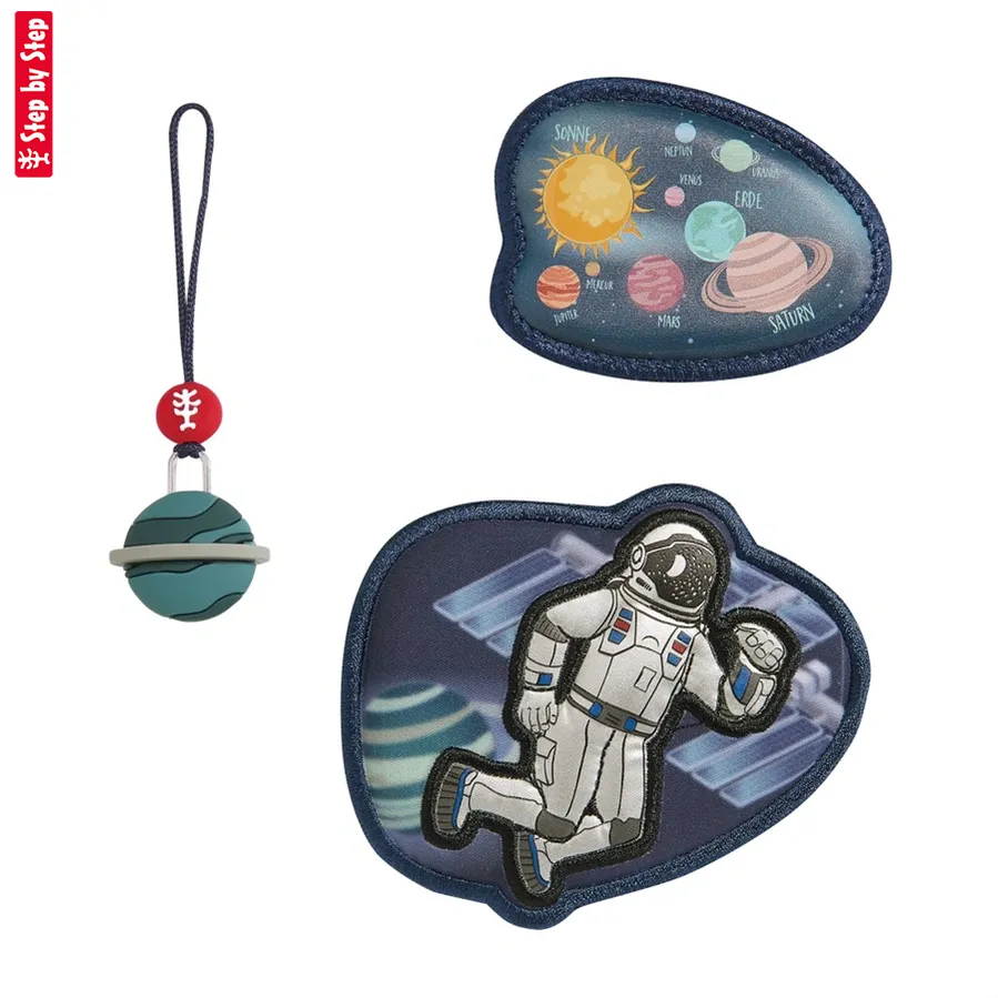 Doplnkový set obrázkov MAGIC MAGS Star Astronaut Cosmo k aktovkám GRADE, SPACE, CLOUD, 2v1 a KID