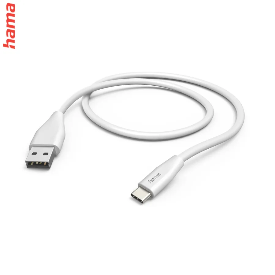 Hama kábel USB-C 2.0 typ A-C 1,5 m, biely