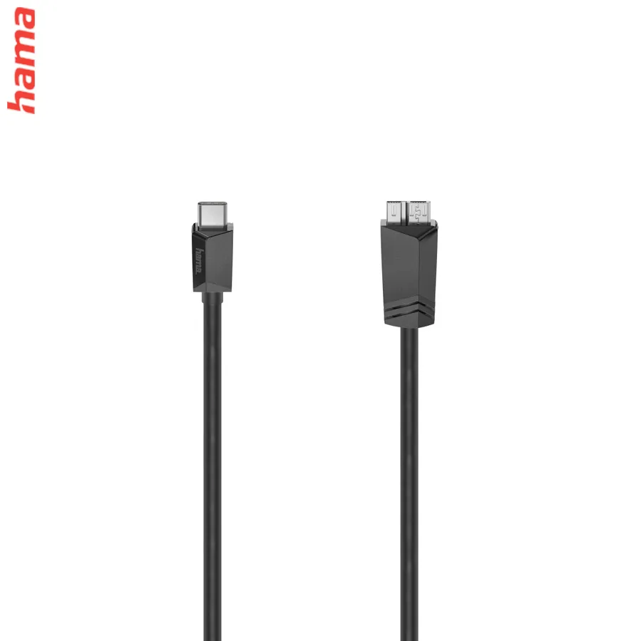 Hama USB-C 3.2 Gen1 kábel typ C - micro B, 0,75 m