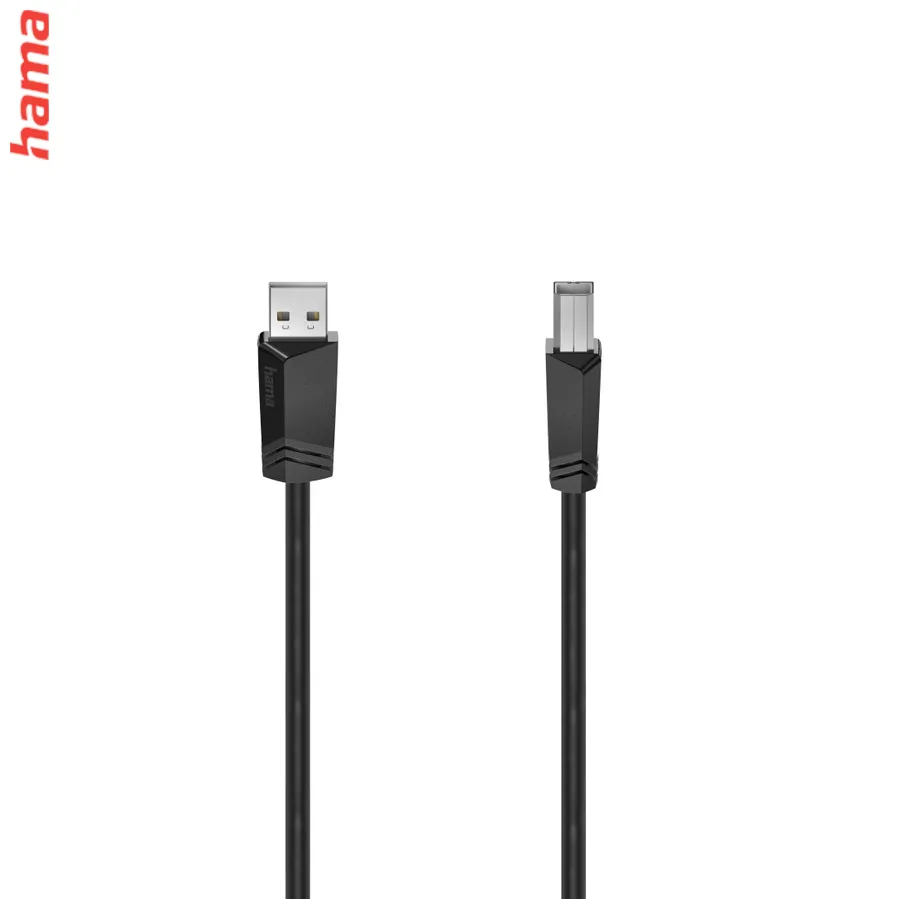 Hama USB 2.0 kábel typ A-B 1,5 m