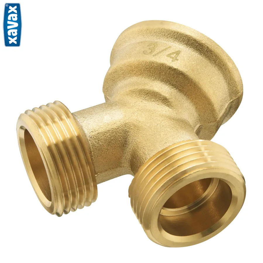 Xavax Y-rozbočovač prívodných hadíc, mosadzný, 3/4" (26,9 mm)