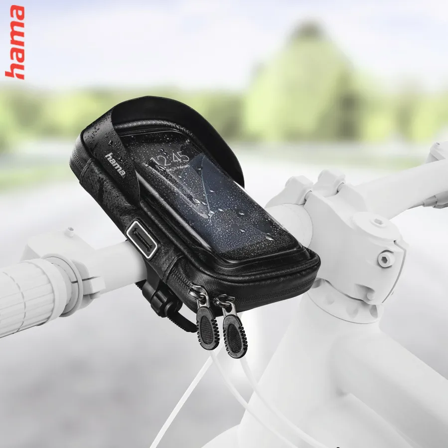 Hama Multi, univerzálne puzdro na mobil (8x16 cm), upevnenie na riadidlá bicykla, vodoodpudivé