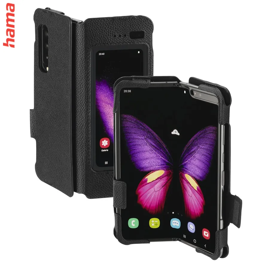 Hama Fold, kožené puzdro na Samsung Galaxy Fold 5G, čierne