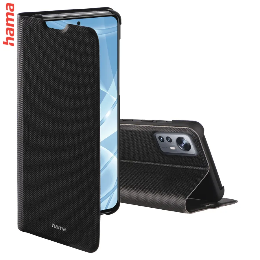 Hama Slim Pro, otváracie puzdro pre Xiaomi 12 Lite, čierne