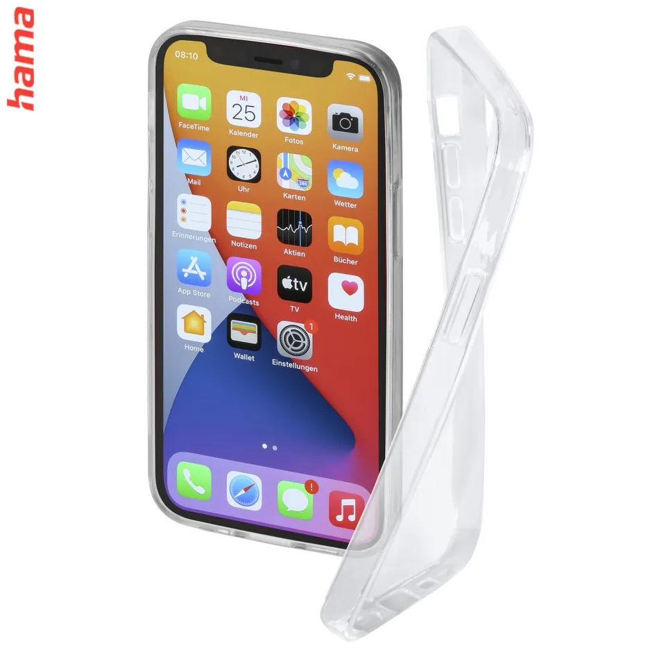 Hama Crystal Clear kryt pre Apple iPhone 12 mini, priehľadný