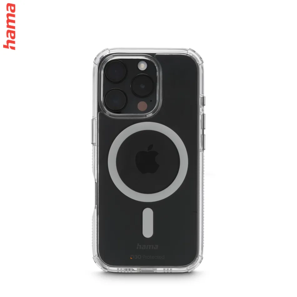 Hama Extreme Protect MagCase, kryt pre Apple iPhone 15 Pro, magnetický, D3O, priehľadný