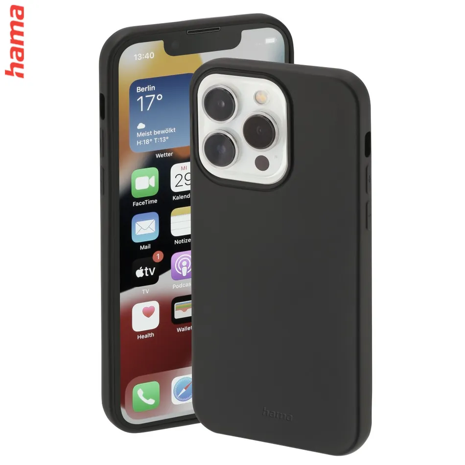 Hama Finest Feel, kryt pre Apple iPhone 14 Pro, čierny